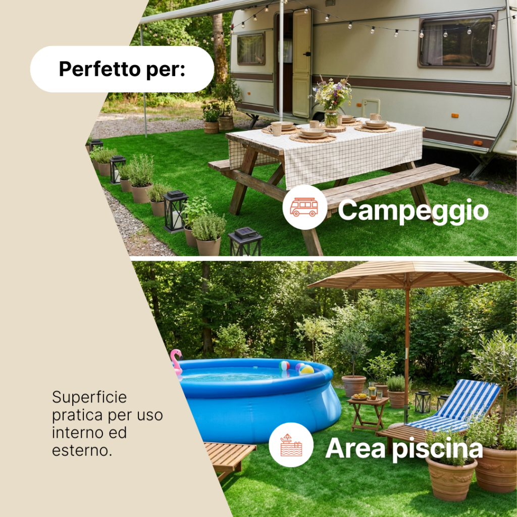 Erba Sintetica Taifo Verde 30 mm