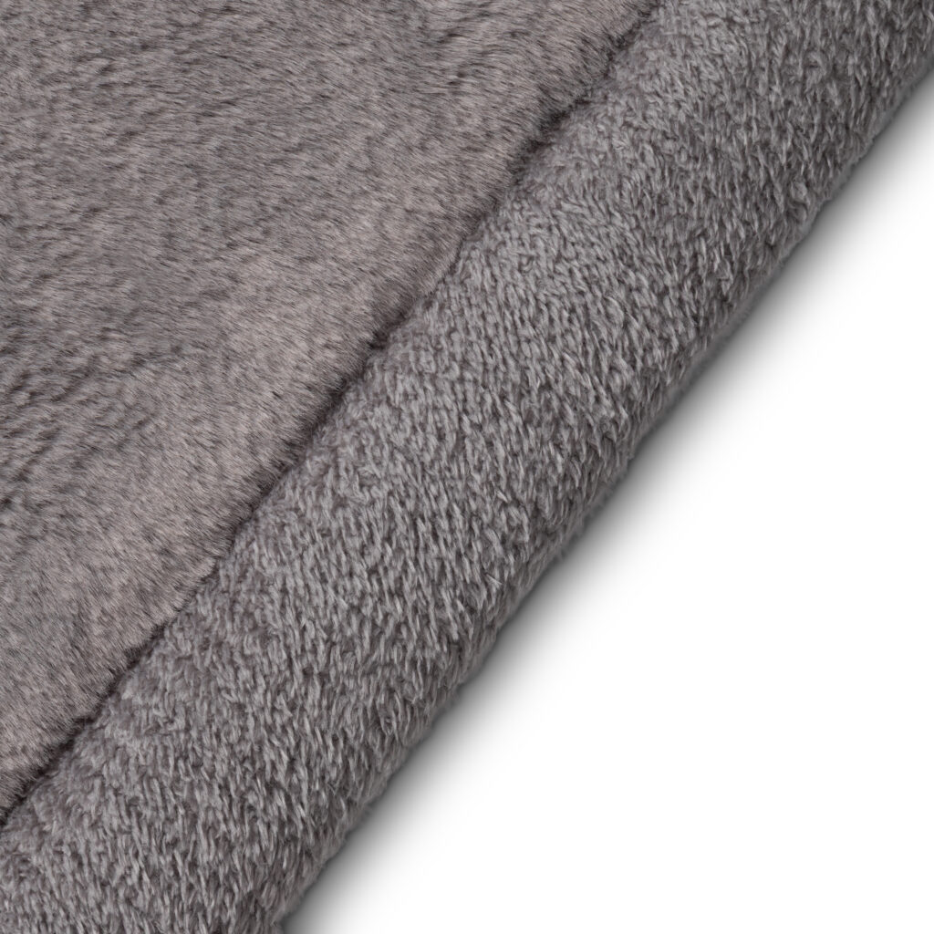 Tappeto Bambini Fluffin Quadrato Grigio Scuro