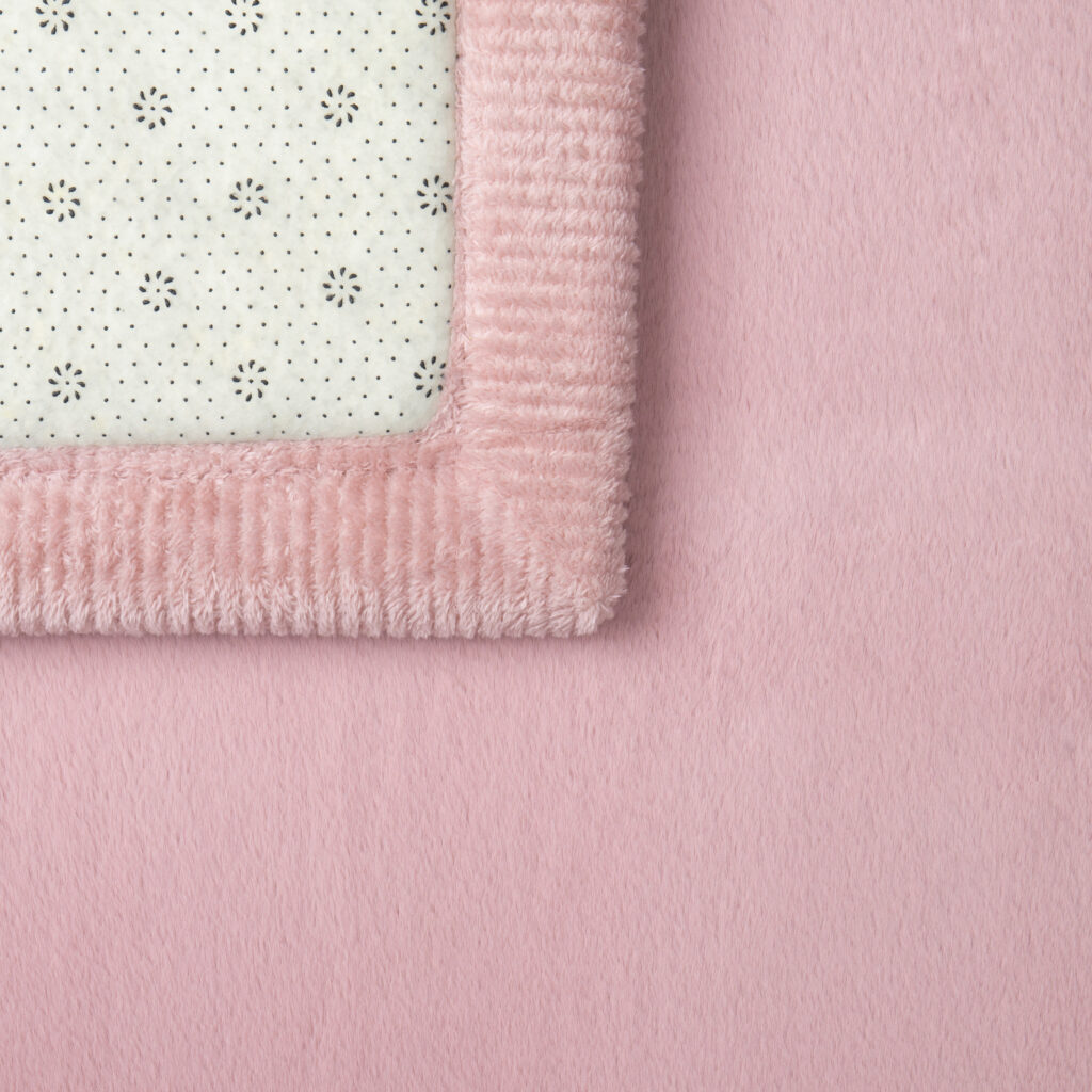 Tappeto Bambini Fluffin Quadrato Rosa