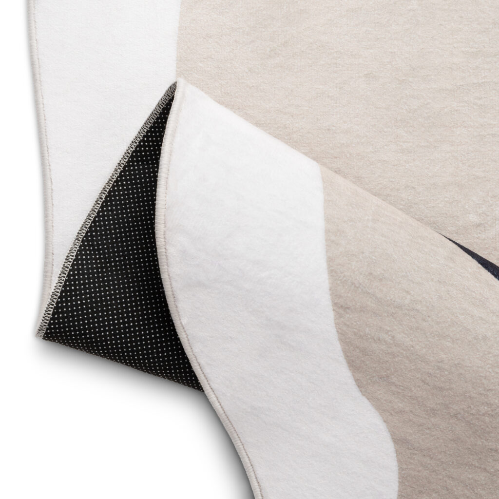 Tappeto Wisp A Forma Irregolare Beige