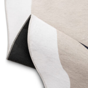 Tappeto Wisp A Forma Irregolare Beige