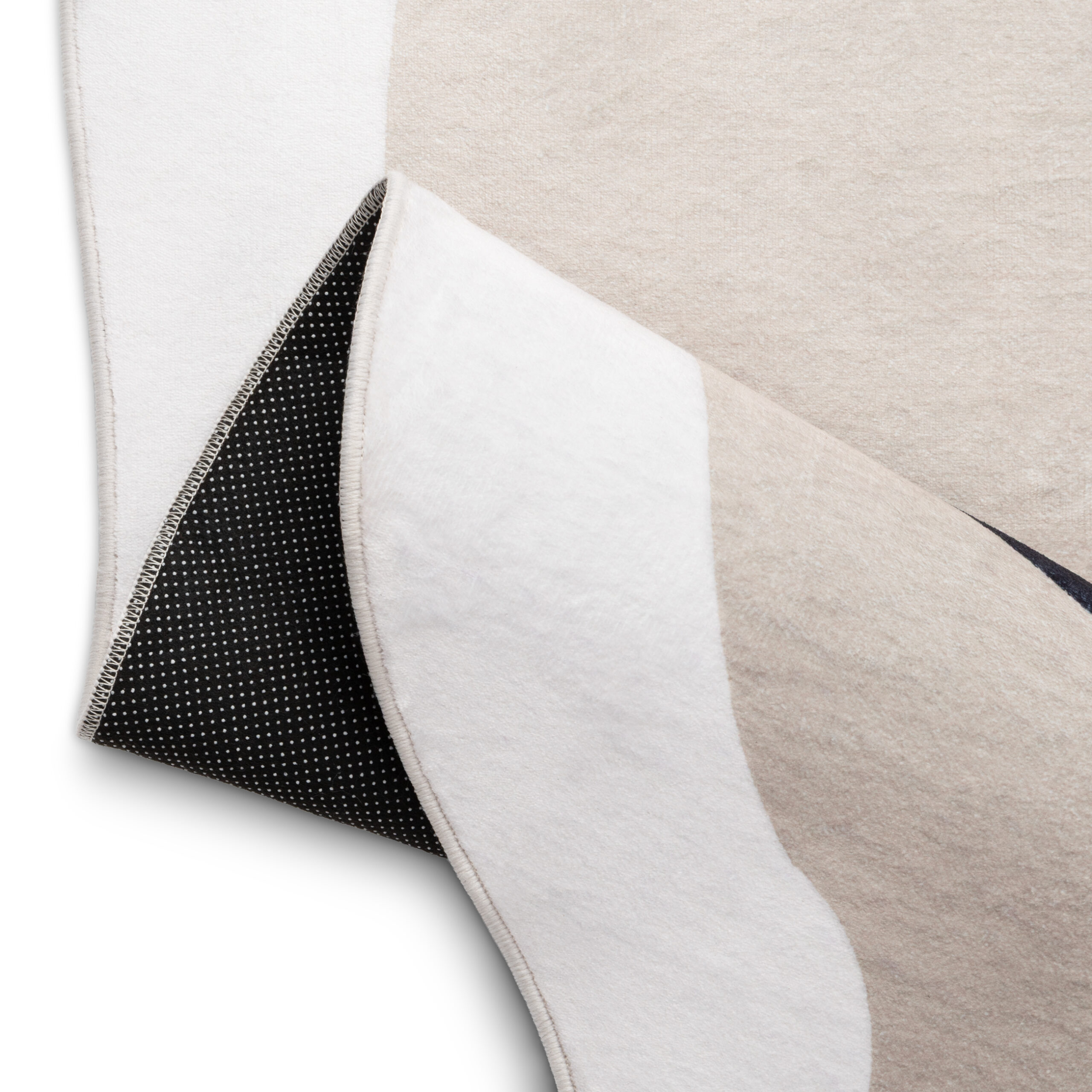 Tappeto Wisp A Forma Irregolare Beige