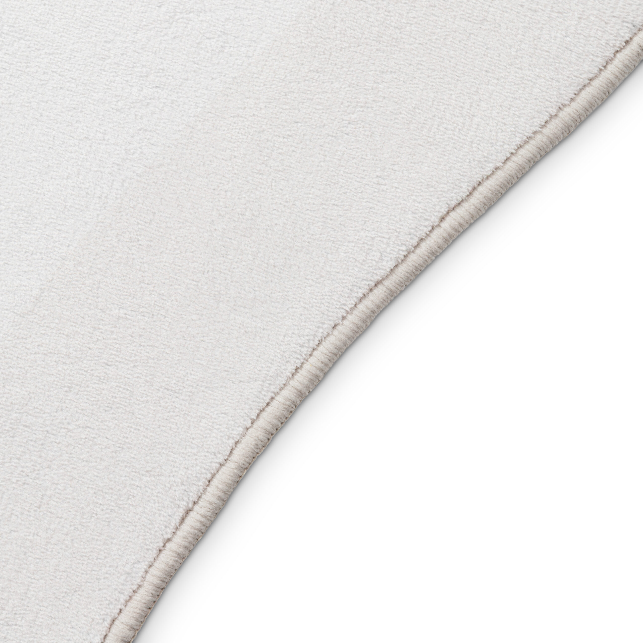 Tappeto Wisp A Forma Irregolare Bianco Linee