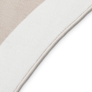 Tappeto Wisp A Forma Irregolare Beige Linee