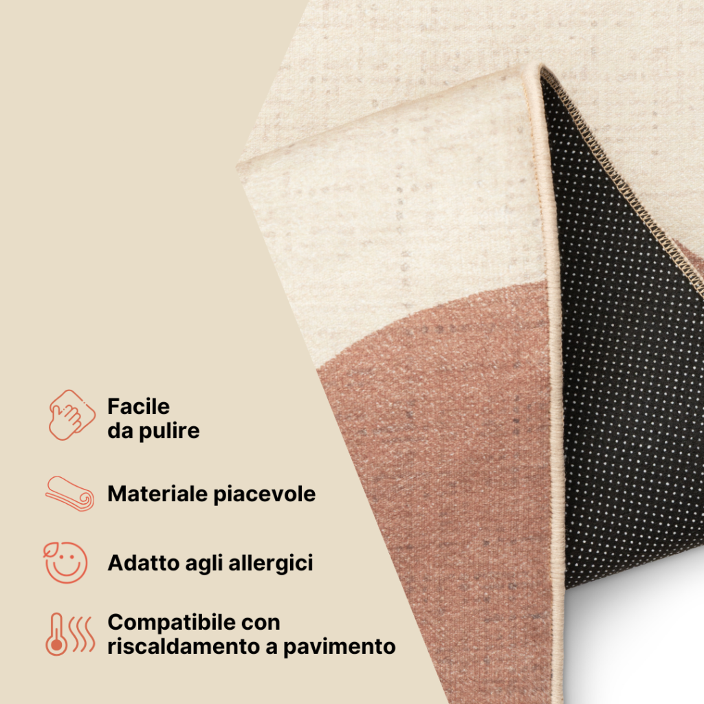 Tappeto Wisp Grigio Blu Astratto