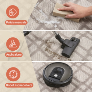 Tappeto Esterno Patio Rotondo Grigio Foglie