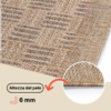 Tappeto da Esterno Yucana Marrone Zigzag