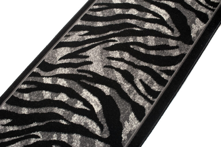 Passatoia Dream Moderno Grigio Nero Stampa Animale