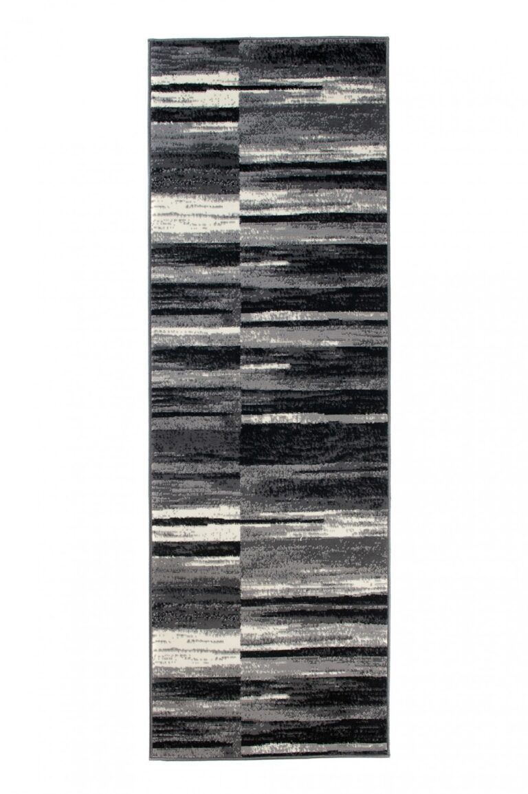 Passatoia Dream Astratto Grigio Nero Linee