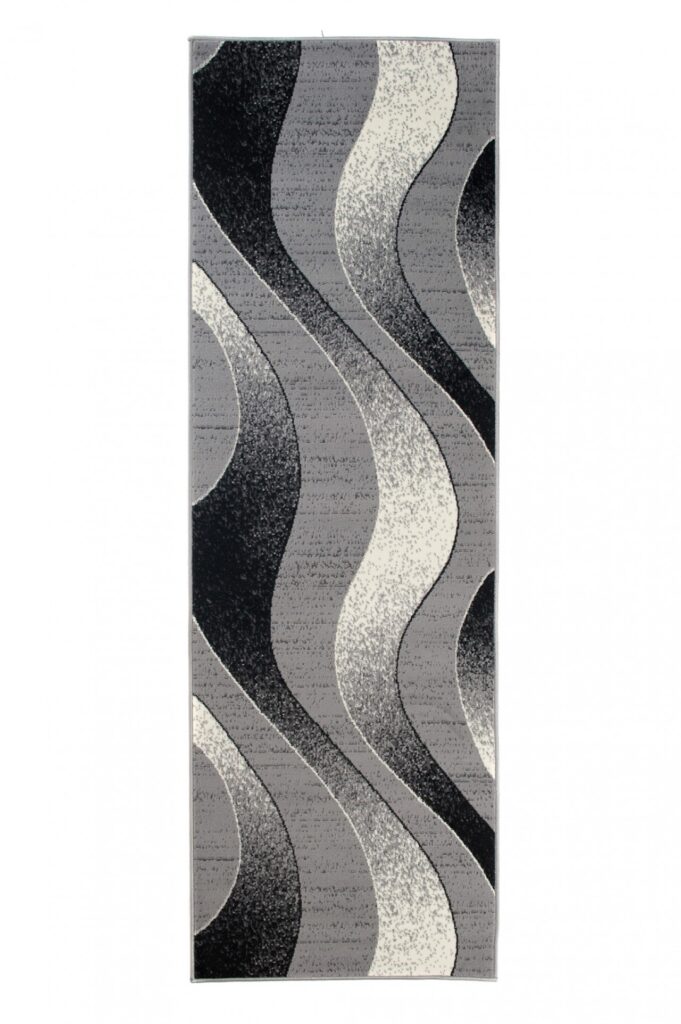Passatoia Dream Moderno Grigio Chiaro Onde