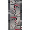 Passatoia Dream Moderno Grigio Rosso Mezzaluna