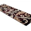 Passatoia Dream Bordeaux Crema Ornamenti Foglie