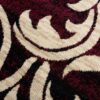 Passatoia Dream Bordeaux Crema Ornamenti Foglie