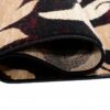 Passatoia Dream Bordeaux Crema Ornamenti Foglie