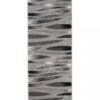 Passatoia Dream Moderno Grigio Nero Linee