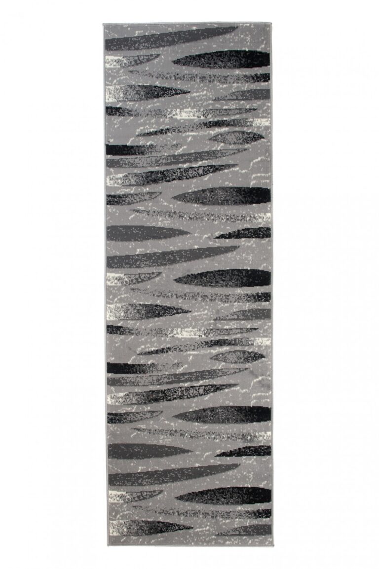 Passatoia Dream Moderno Grigio Nero Linee