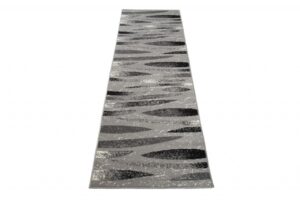 Passatoia Dream Moderno Grigio Nero Linee