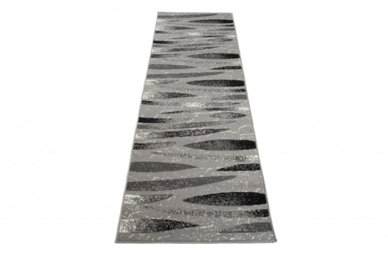 Passatoia Dream Moderno Grigio Nero Linee