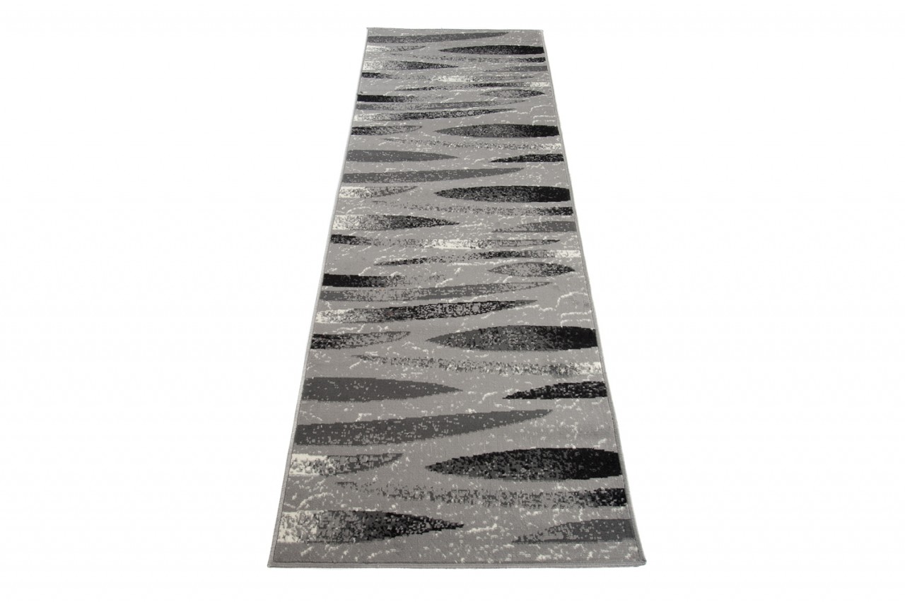 Passatoia Dream Moderno Grigio Nero Linee