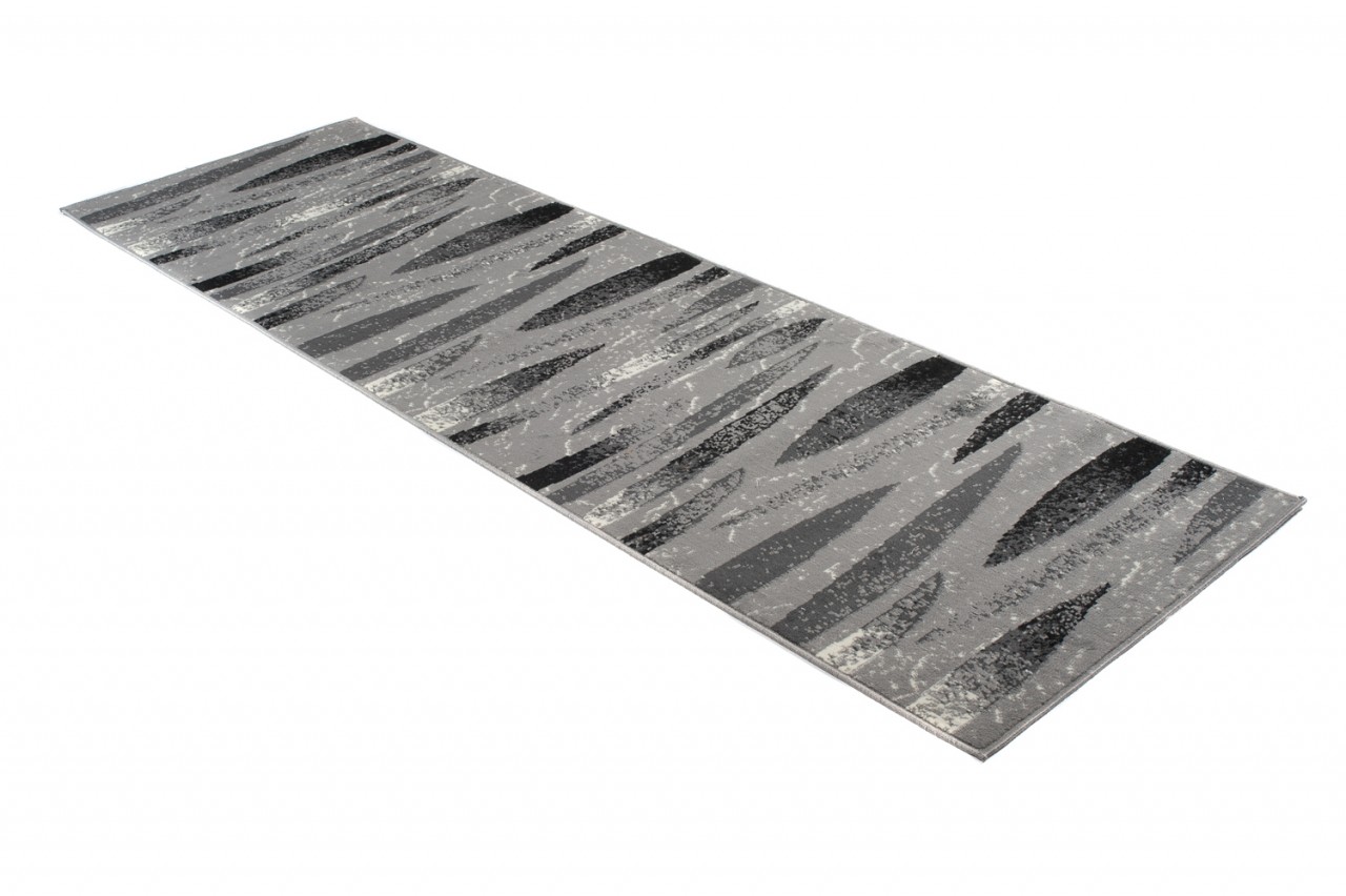 Passatoia Dream Moderno Grigio Nero Linee