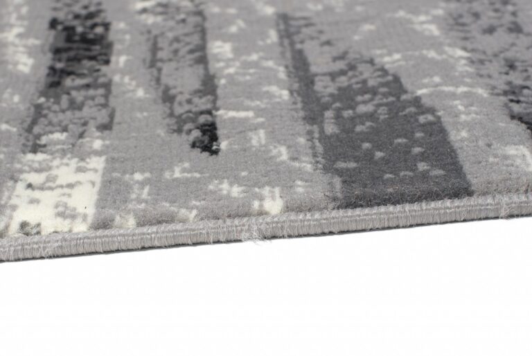 Passatoia Dream Moderno Grigio Nero Linee