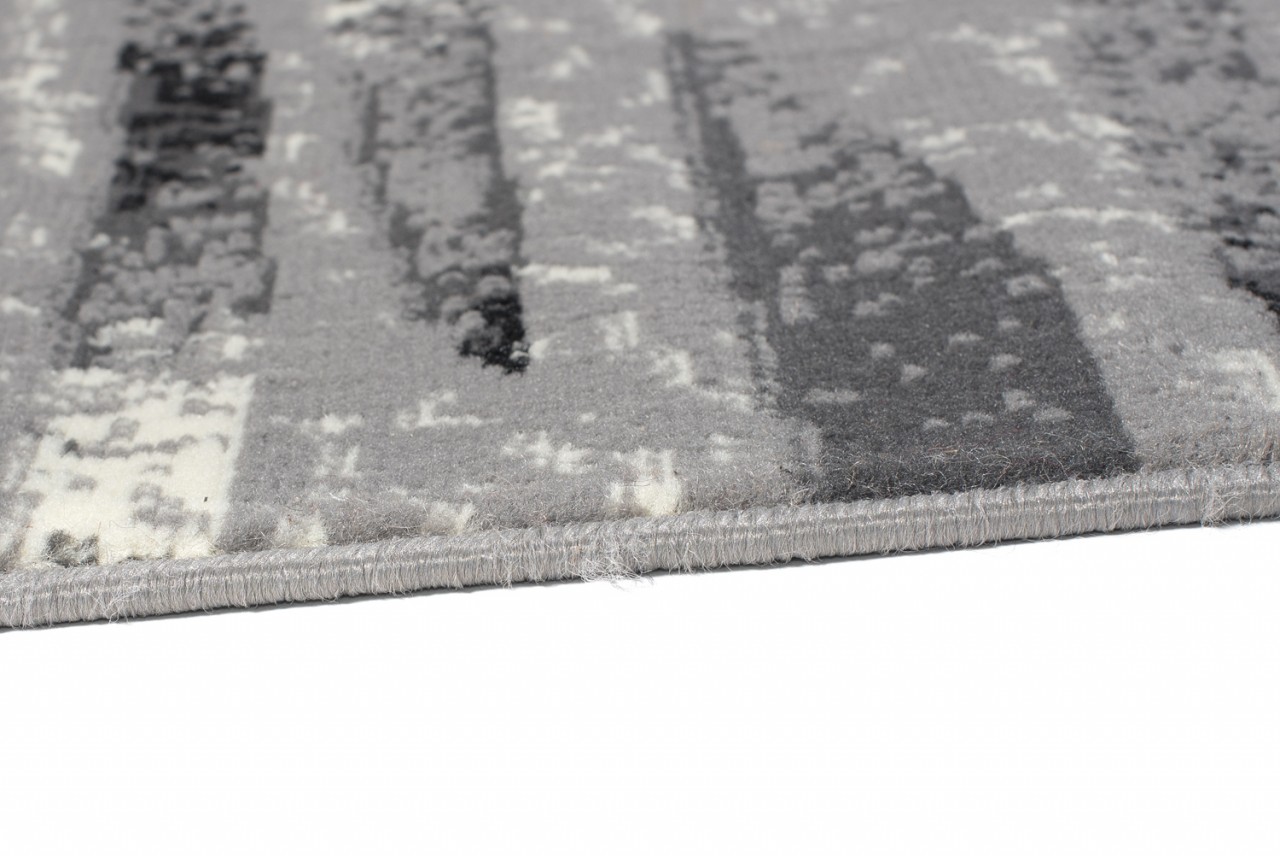 Passatoia Dream Moderno Grigio Nero Linee