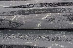 Passatoia Dream Moderno Grigio Nero Linee