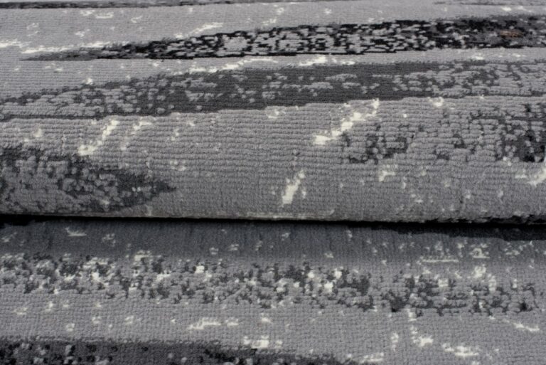 Passatoia Dream Moderno Grigio Nero Linee