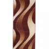 Passatoia Dream Moderno Marrone Scuro Crema Onde