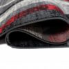 Passatoia Dream Moderno Grigio Chiaro Rosso Onde