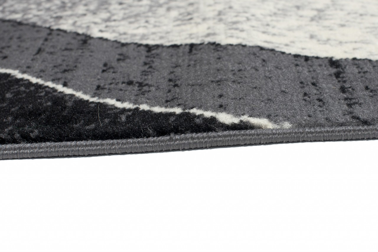 Passatoia Dream Moderno Grigio Scuro Onde