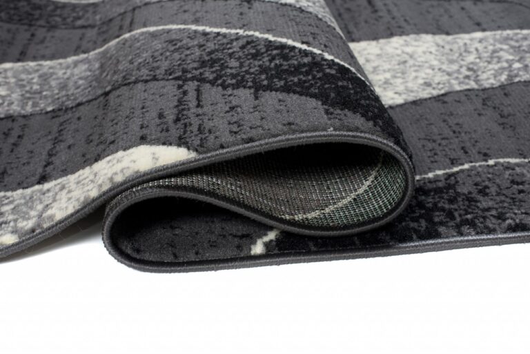 Passatoia Dream Moderno Grigio Scuro Onde