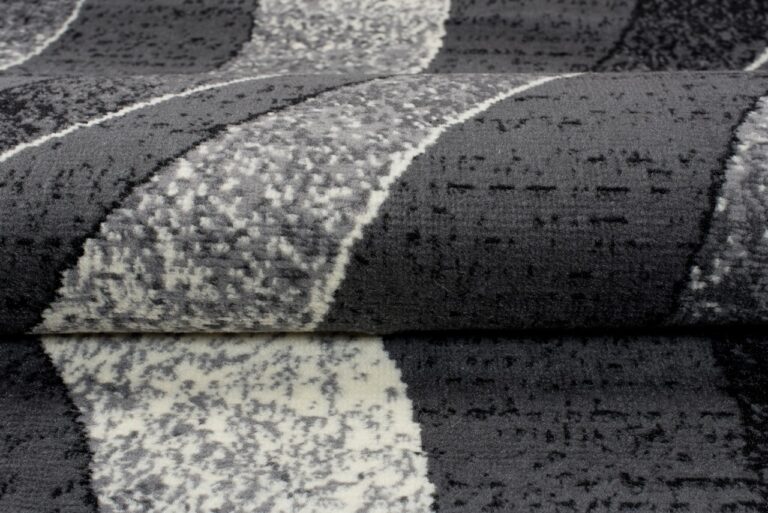 Passatoia Dream Moderno Grigio Scuro Onde