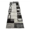 Passatoia Dream Geometrico Grigio Nero Rettangoli