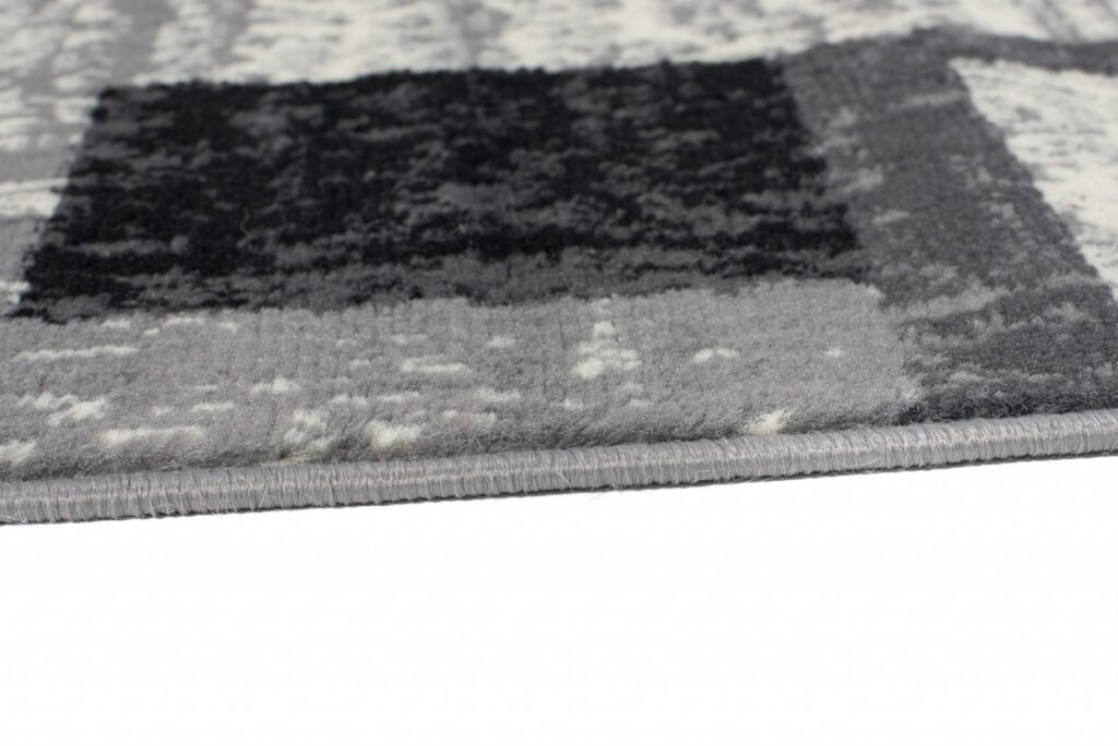 Passatoia Dream Geometrico Grigio Nero Rettangoli