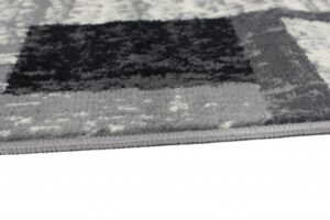 Passatoia Dream Geometrico Grigio Nero Rettangoli