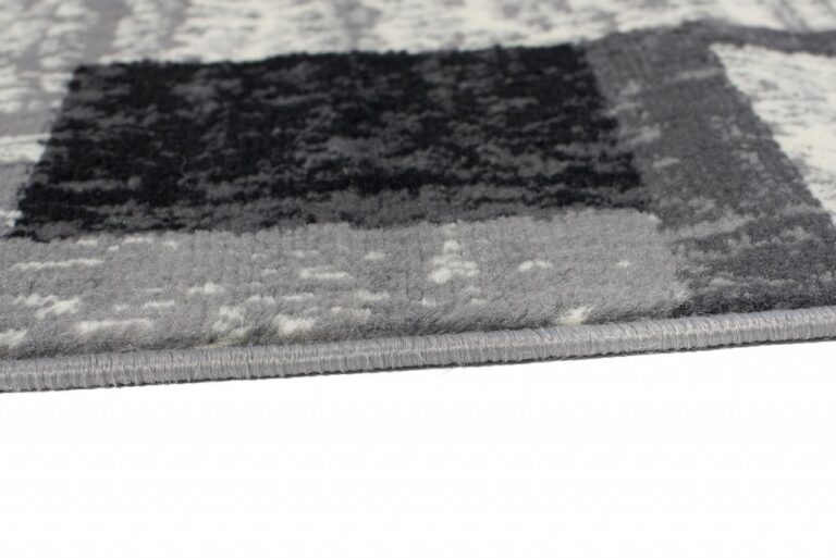 Passatoia Dream Geometrico Grigio Nero Rettangoli