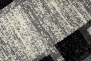 Passatoia Dream Geometrico Grigio Nero Rettangoli