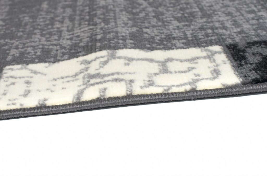 Passatoia Dream Grigio Geometrico Cornice