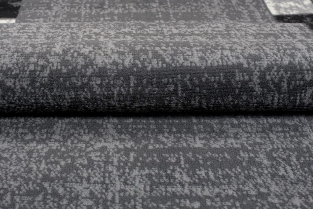 Passatoia Dream Grigio Geometrico Cornice