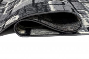 Passatoia Dream Grigio Nero Geometrico Rettangoli