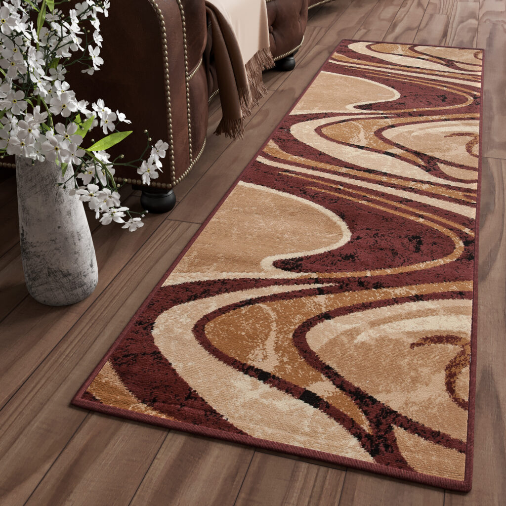 Passatoia Dream Astratto Marrone Beige Onde