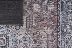 Tappeto Dubai Vintage Blu Navy Antiscivolo