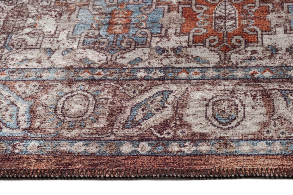 Tappeto Dubai Bordeaux Ornamenti Antiscivolo