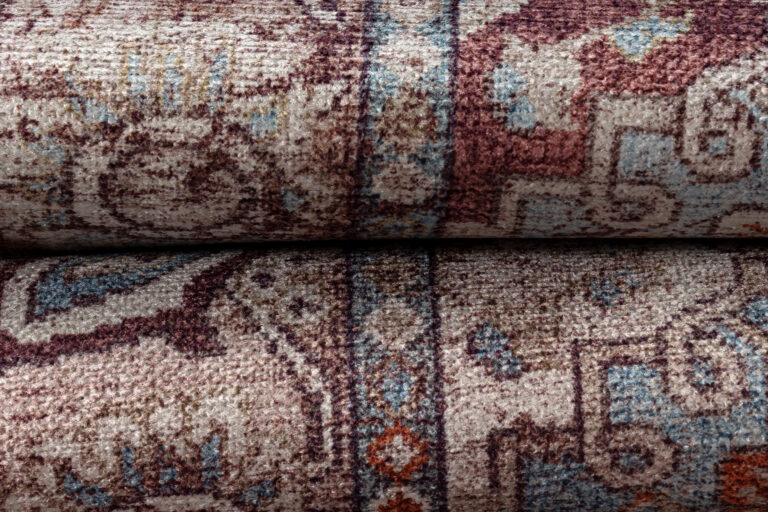 Tappeto Dubai Bordeaux Ornamenti Antiscivolo