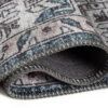Tappeto Dubai Blu Navy Effetto Usurato Antiscivolo