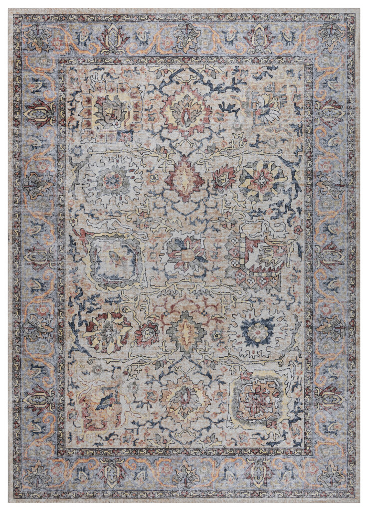 Tappeto Dubai Multicolore Ornamenti Antiscivolo