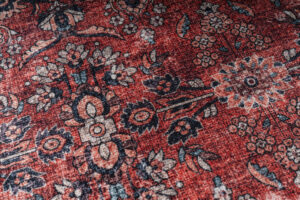 Tappeto Dubai Rosso Ornamenti Antiscivolo