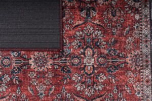 Tappeto Dubai Rosso Ornamenti Antiscivolo