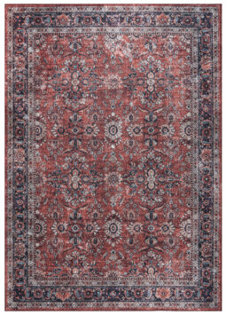 Tappeto Dubai Rosso Ornamenti Antiscivolo